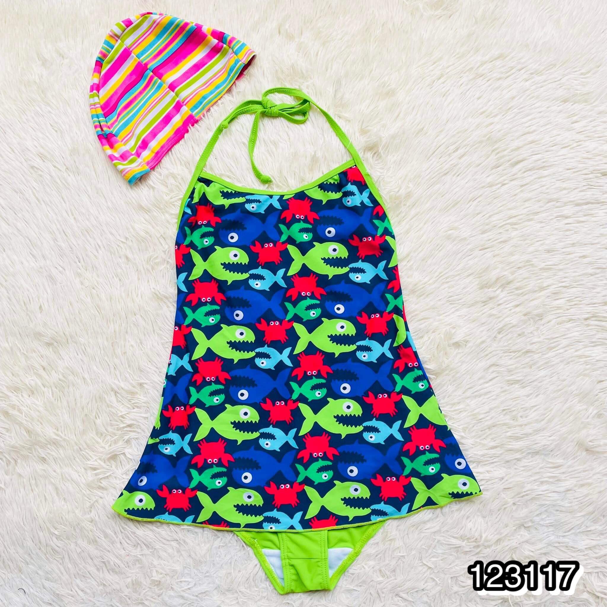 Swimwear with Cap 123117